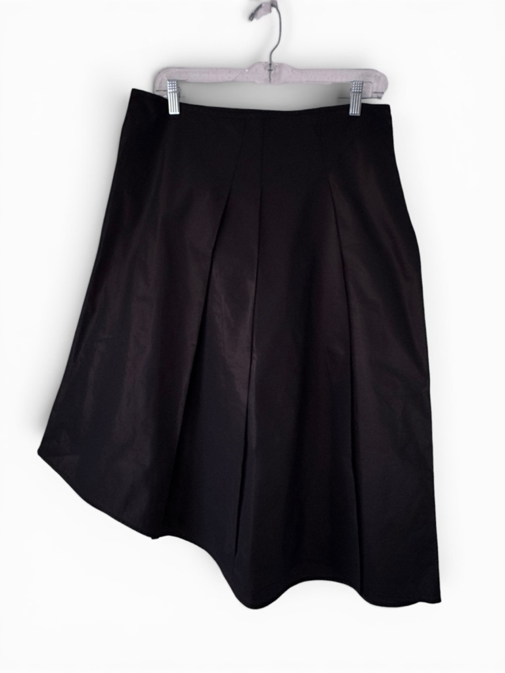 Babette SF Asymmetrical A-line Skirt Black Artsy Midi S Tailored Separate